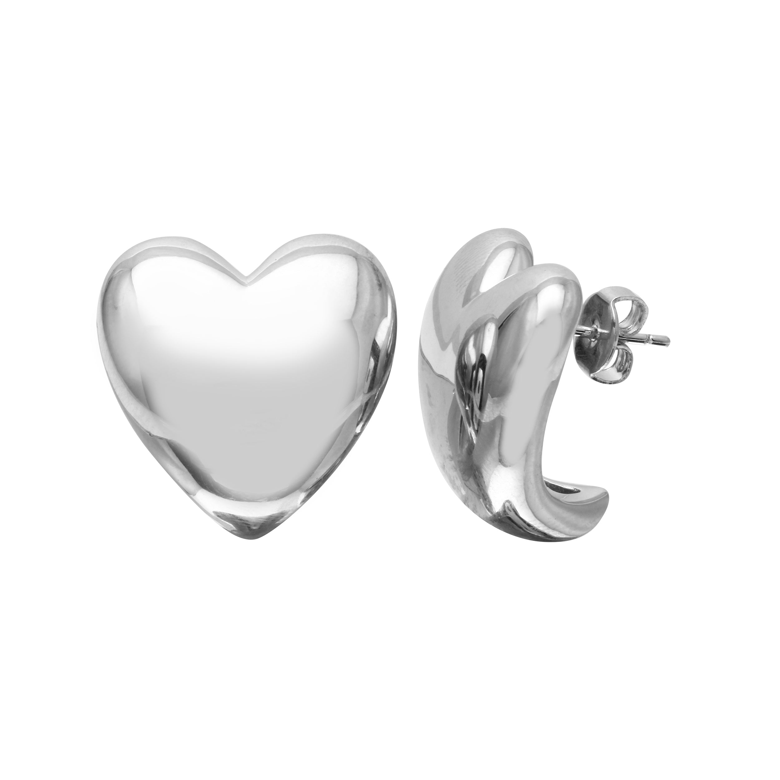 Puffy Heart Earrings