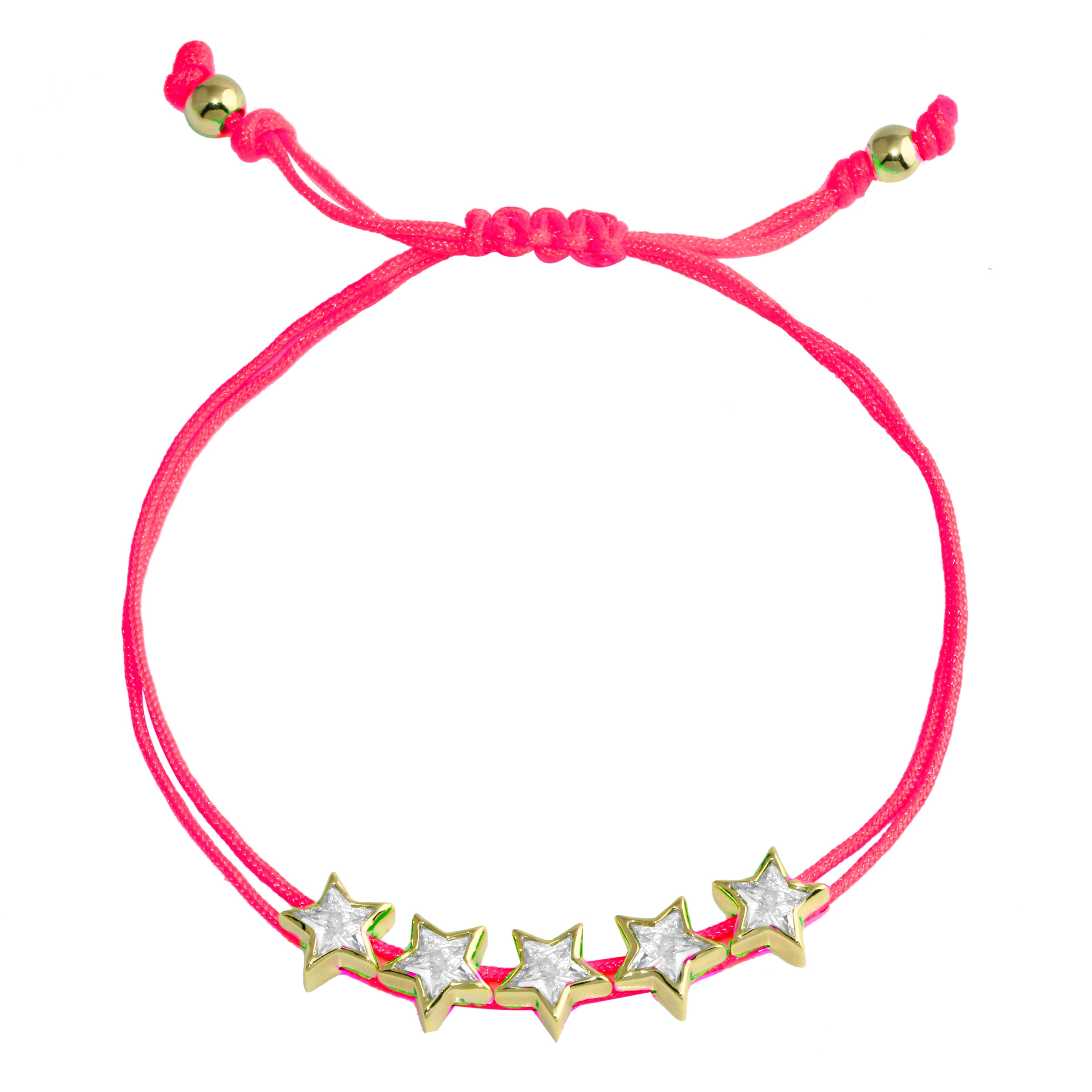 Star Pull String Bracelet