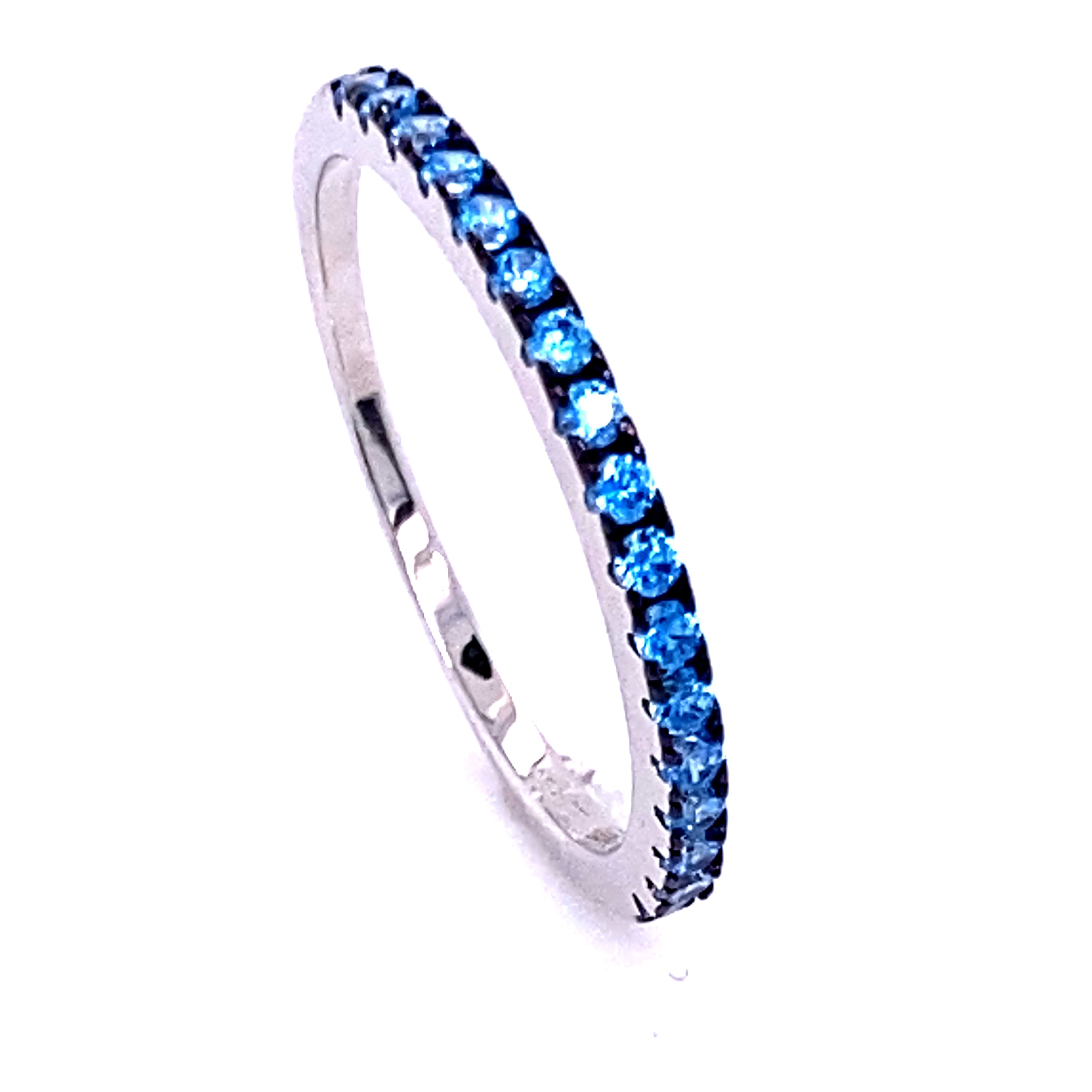 Multi Sapphire Skinny Ring