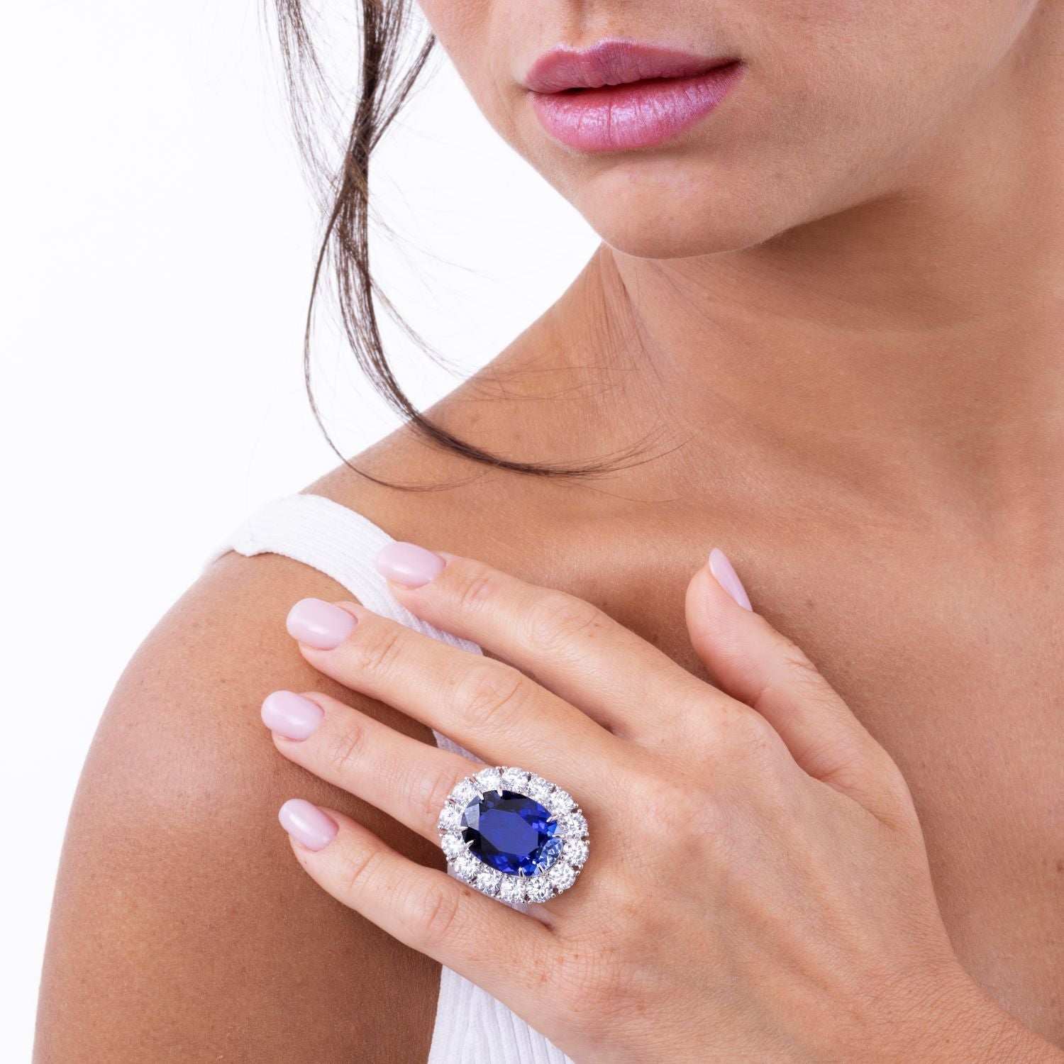 Princess Diana Blue Sapphire Ring XL