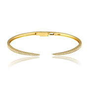 THIN PAVE CLAW BANGLE