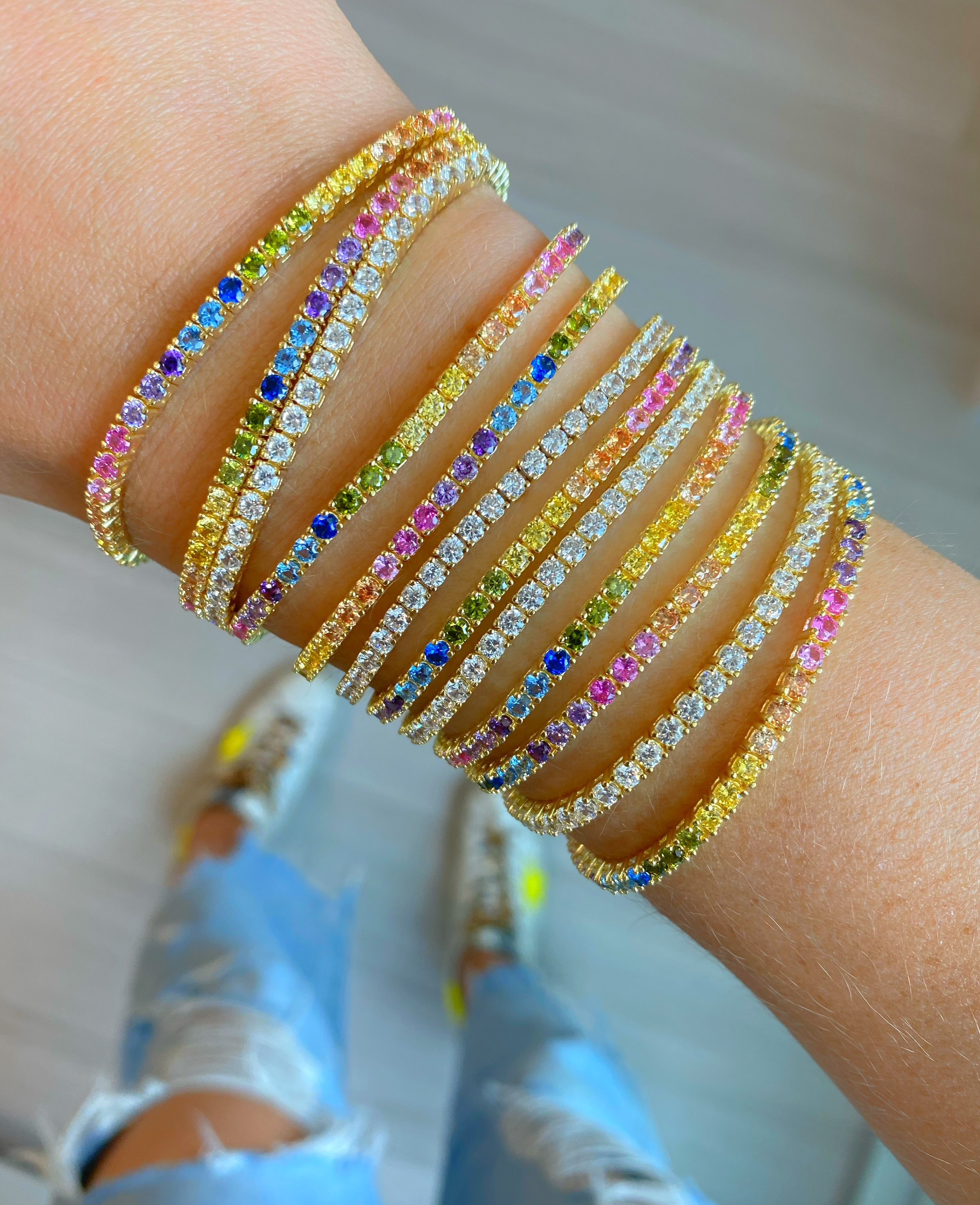 Everyday Rainbow Tennis Bracelet