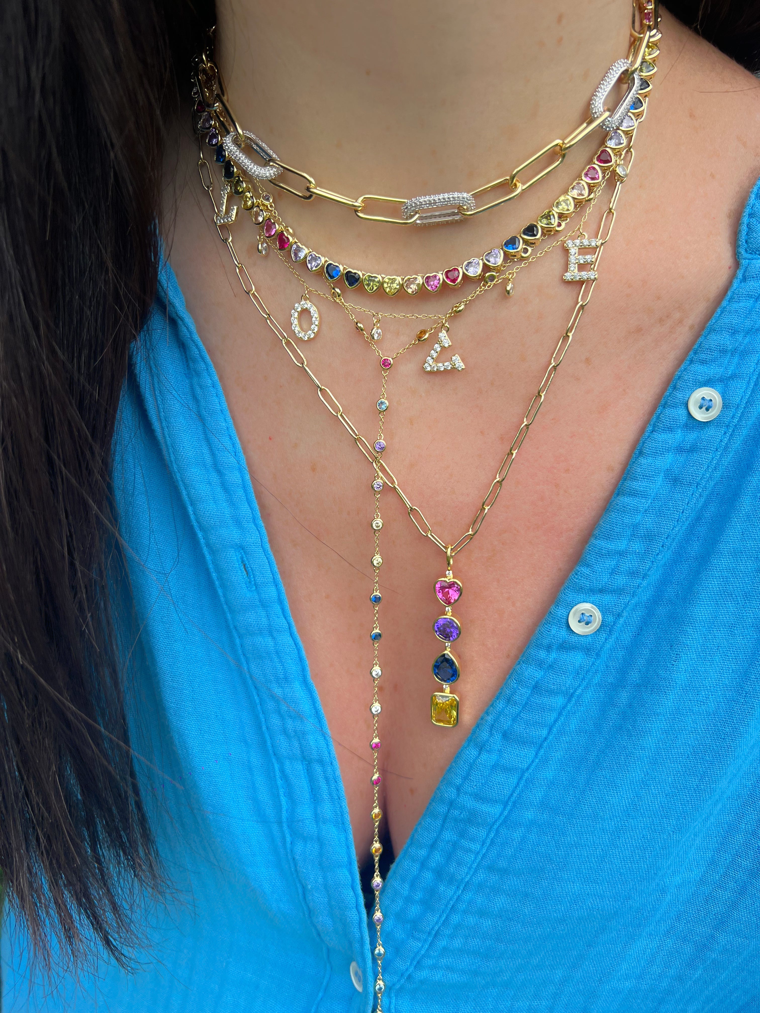 LOVE Bezel Necklace