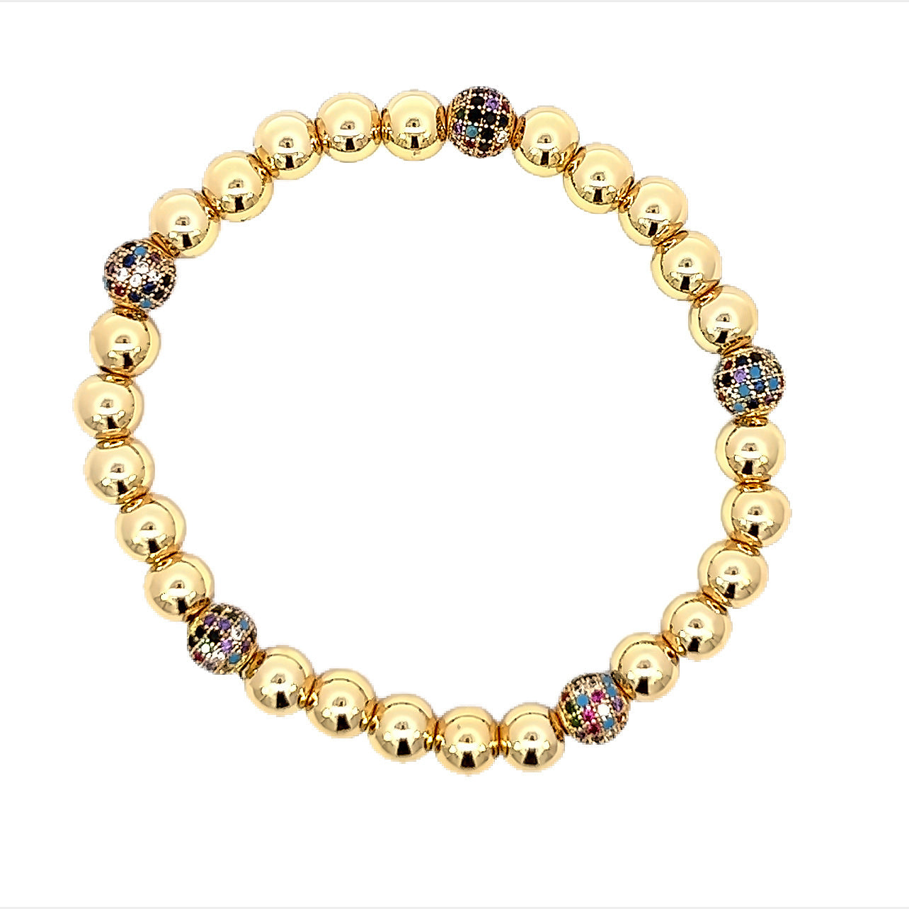 Fanciest Golden Color Ball Bracelets