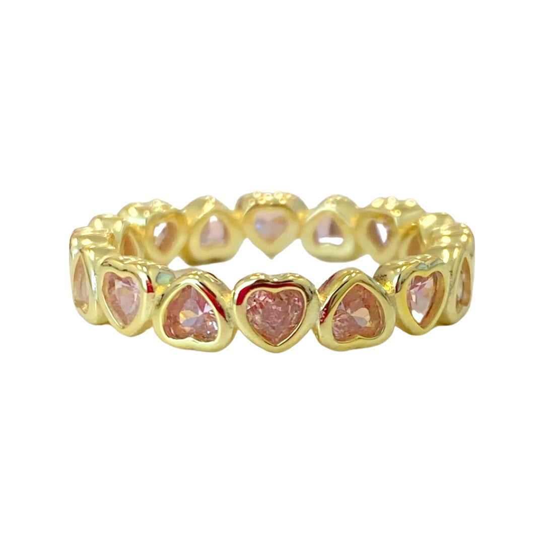 Bezel Heart Color Band