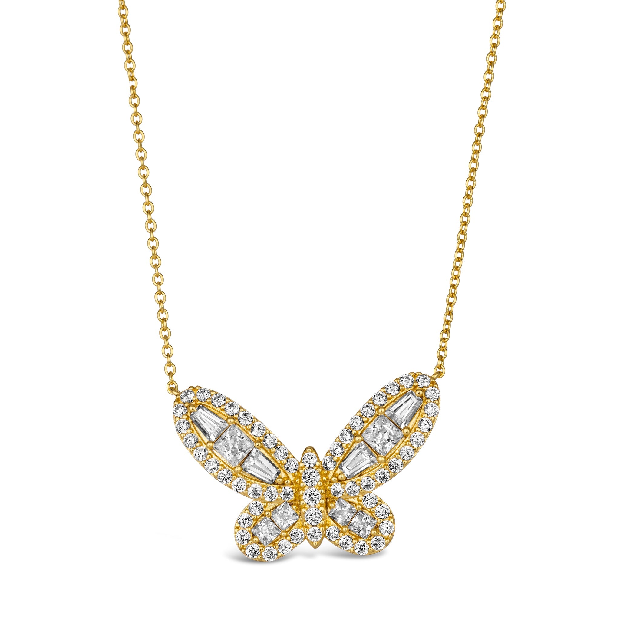 Olivia 80 Small Butterfly Necklace