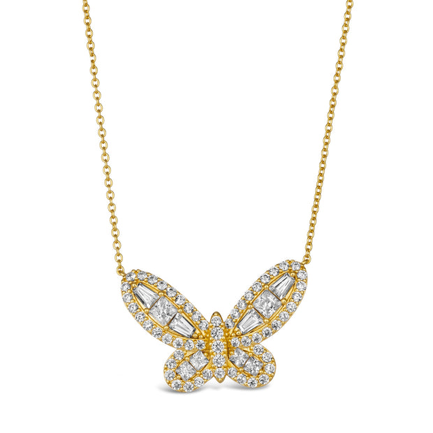 Olivia 80 Small Butterfly Necklace